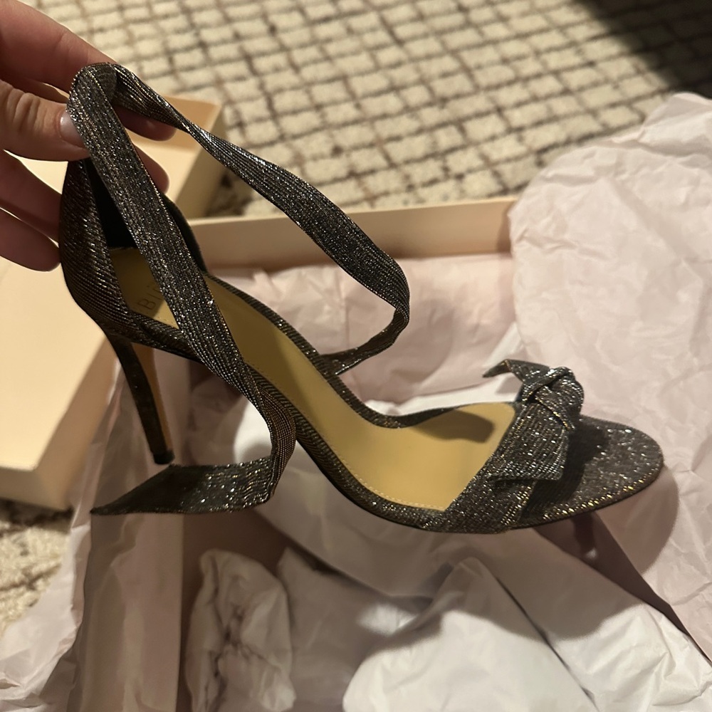 Alexandre Birman Glittering Black Sandals